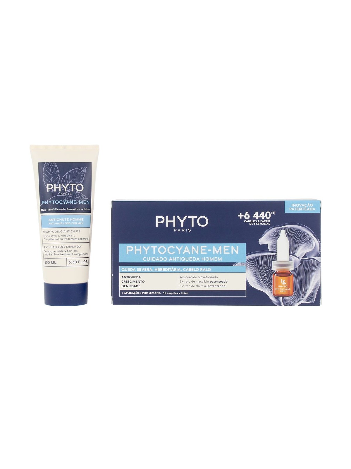 Phyto SET 2 PEZZI PHYTOCYANE MEN ANTICADUTA + SHAMPOO unisex