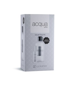 Luxana Set ACQUA UNO 2 pezzi Eau de Toilette spray 1000 ml + Eau de Toilette spray 30 ml unisex