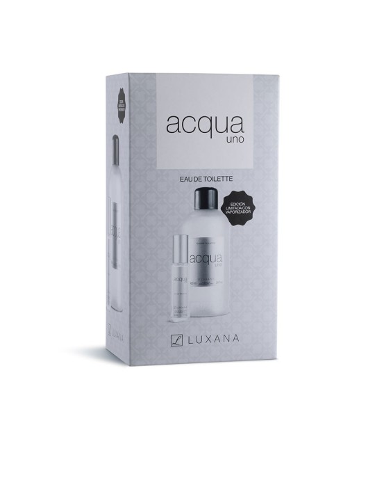 Luxana Set ACQUA UNO 2 pezzi Eau de Toilette spray 1000 ml + Eau de Toilette spray 30 ml unisex