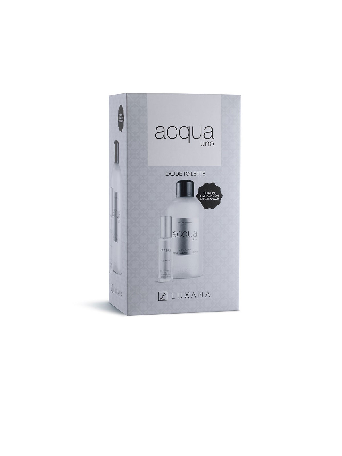 Luxana Set ACQUA UNO 2 pezzi Eau de Toilette spray 1000 ml + Eau de Toilette spray 30 ml unisex