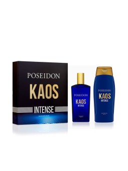Poseidon Set da 2 pezzi POSEIDON KAOS INTENSE Eau de Toilette spray 100 ml + Shower Gel 250 ml uomo