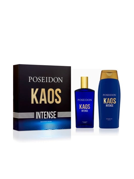 Poseidon Set da 2 pezzi POSEIDON KAOS INTENSE Eau de Toilette spray 100 ml + Shower Gel 250 ml uomo