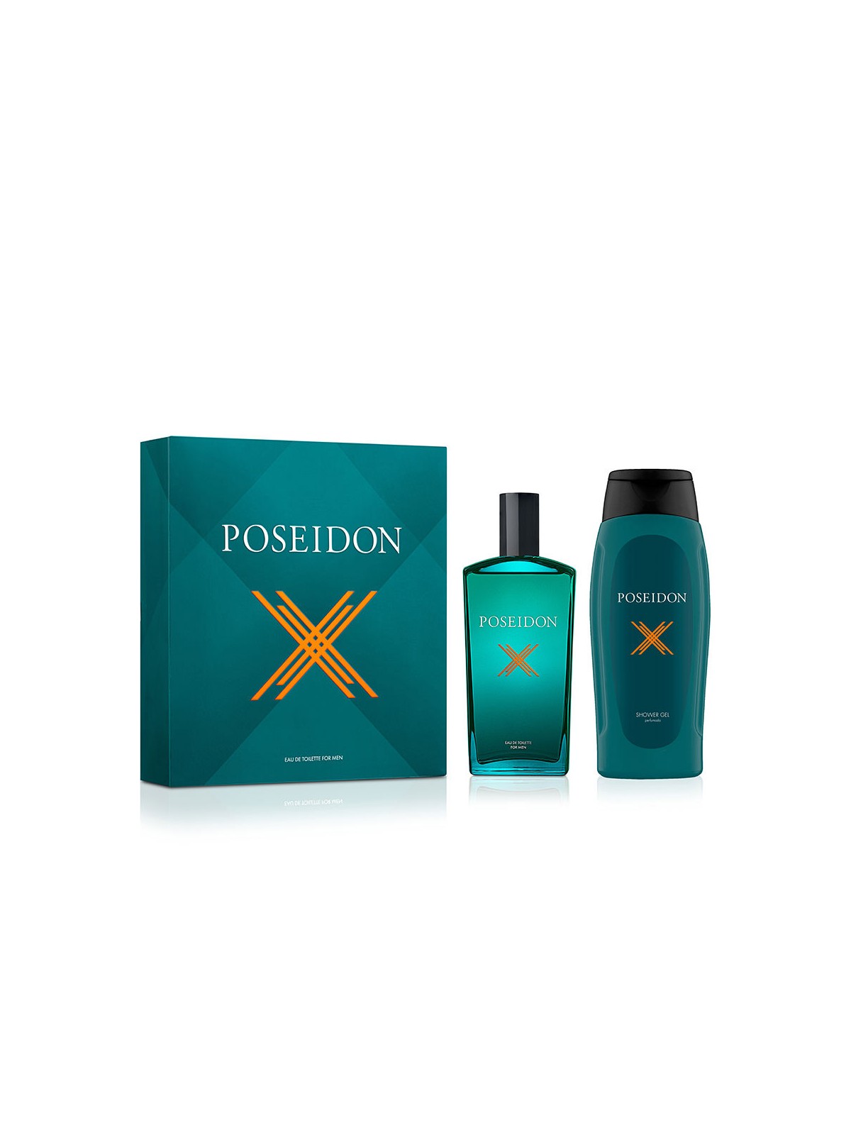 Poseidon Set da 2 pezzi POSEIDON X Eau de Toilette spray 100 ml + Shower Gel 250 ml uomo
