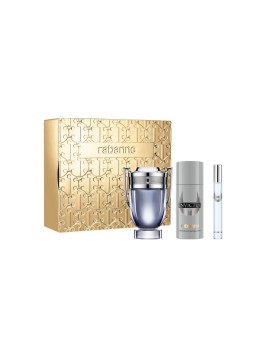 Rabanne Set da 3 pezzi INVICTUS Eau de Toilette spray 100 ml + Deodorant spray 150 ml + Eau de Toilette spray 10 ml uomo