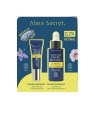 Alma Secret Set da 3 pezzi ROUND MIDNIGHT Retinal serum 0.2% + retinal eye contour 10 ml + eye mask unisex
