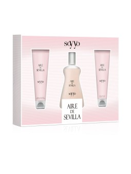 Aire Sevilla SET DA 3 PEZZI SEVILLE AIR I AM Eau de toilette spray 100 ml + shower gel 100 ml + body lotion 100 ml donna
