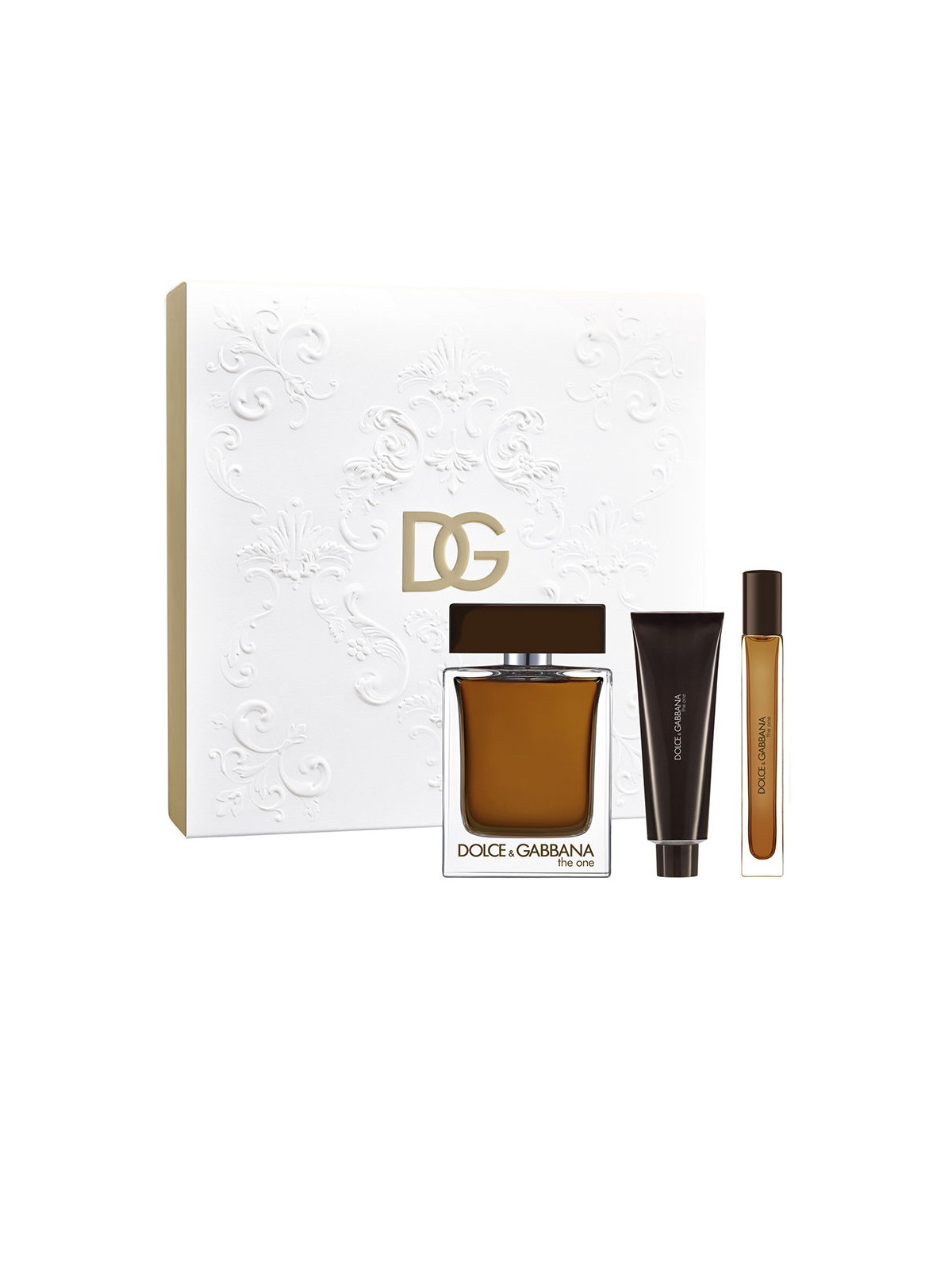 Dolce & Gabbana Set da 3 pezzi THE ONE FOR MEN Eau de Parfum spray 100ml + Eau de Parfum spray 10ml + Shower gel 50ml unisex