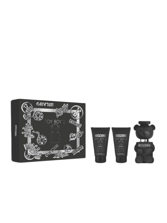 Moschino Set da 3 pezzi TOY BOY 2 Eau de Parfum spray 50ml + Shower gel 50ml + Aftershave balm 50ml uomo