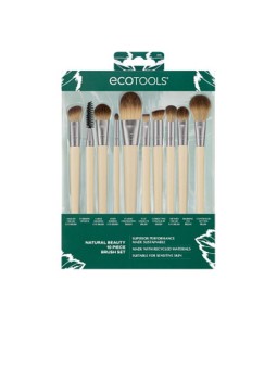 Ecotools SET DI 10 PENNELLI PER IL TRUCCO NATURALI unisex