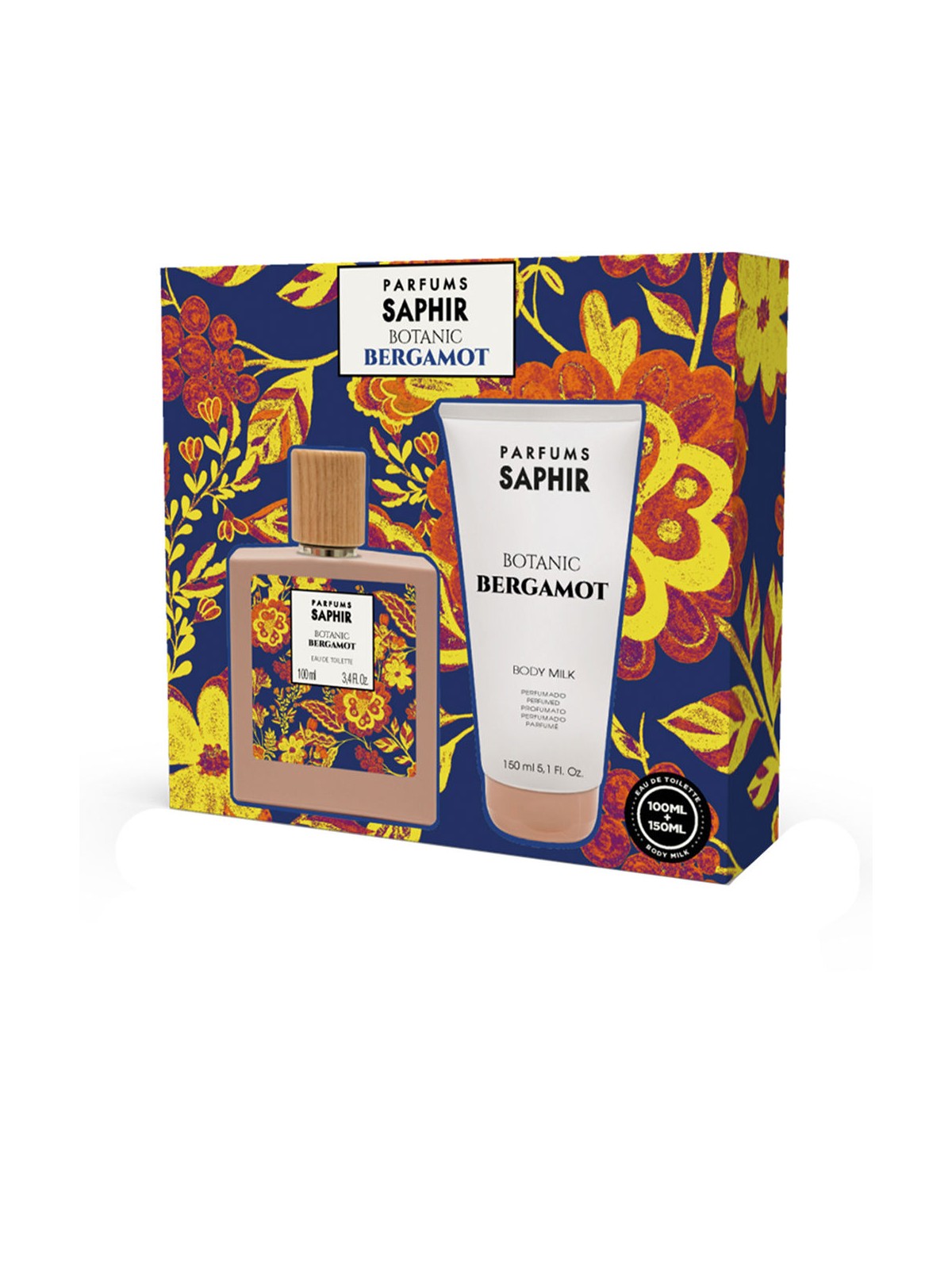 Parfums Saphir SET DI 2 BERGAMOTTI BOTANICI Eau de Toilette spray 100 ml + body lotion 150 ml donna