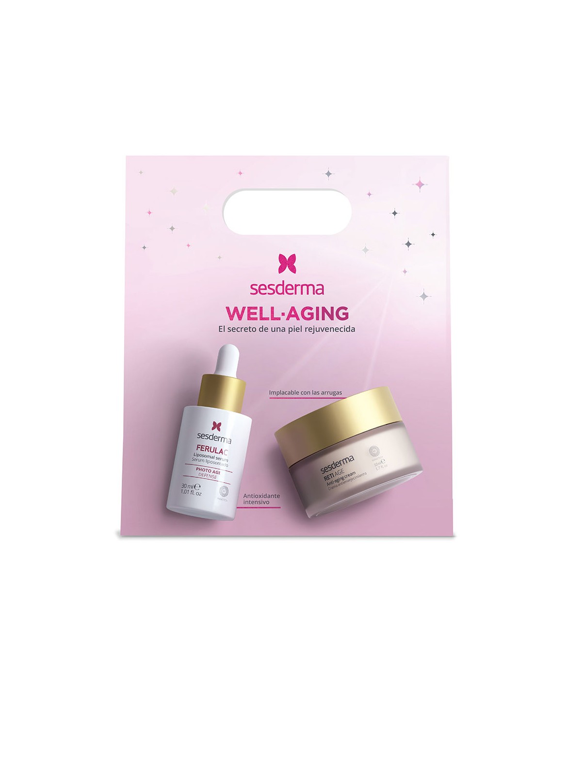 Sesderma SET DI 2 CREME ANTI-ETÀ RETI-AGE Crema facial 50 ml + Sérum facial 30 ml unisex