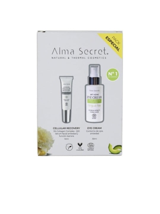 Alma Secret SET DI 2 CREME CONTORNO OCCHI ANTI-ETÀ eye contour 30 ml + cellular recovery 10 ml unisex