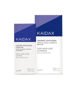 Kaidax Set di 2 lozioni anticaduta Kaidax Forte. Lotion 100 ml + Shampoo 200 ml unisex