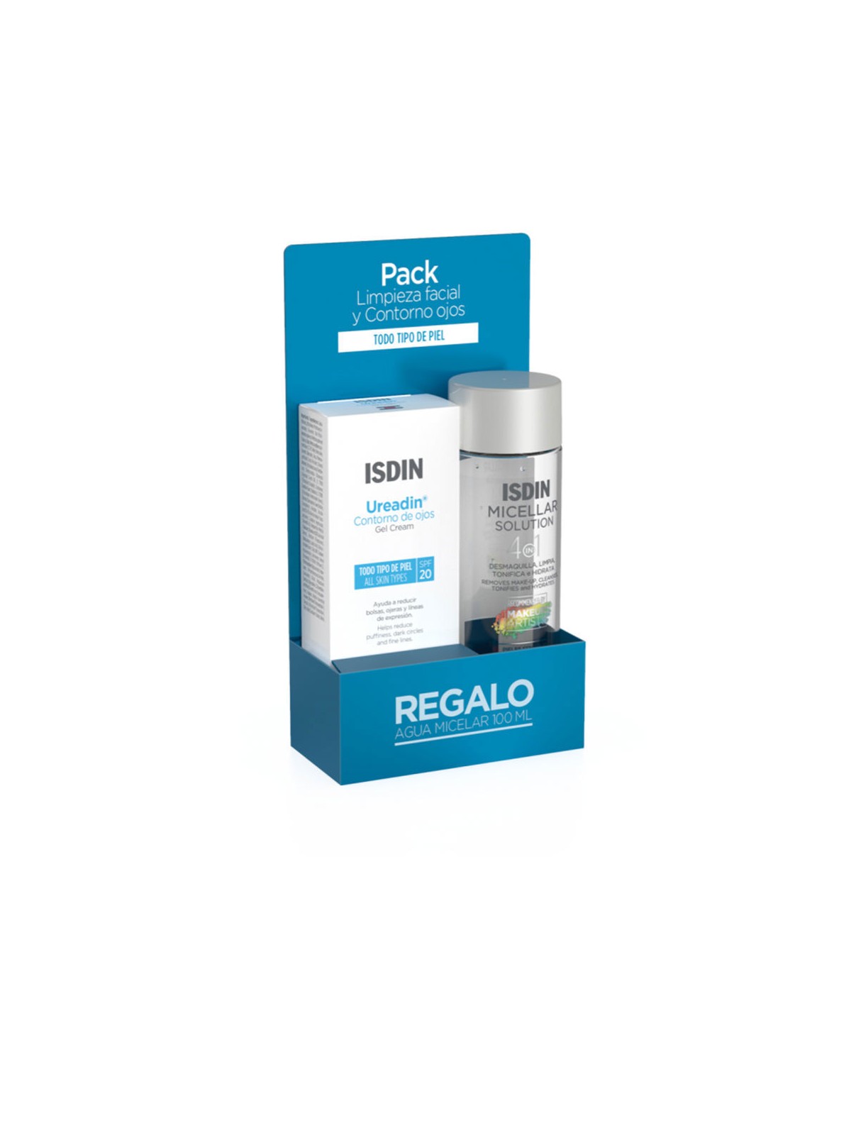 Isdin Set di 2 maschere viso UREADIN Eye contour 15 ml + Micellar water 100 ml unisex