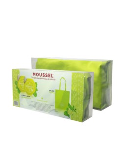 Moussel SET DI 3 BAGNOSCHIUMA MOUSSEL AL LIME E MENTA Shower gel 650 ml + Shower gel 650 ml + Cloth bag 1 unit unisex