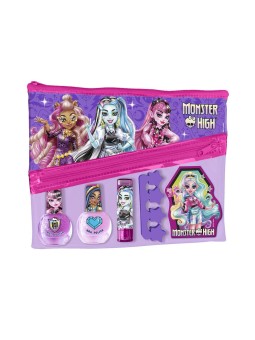 Monster High SET DI BELLEZZA MONSTER HIGH 5 PEZZI 2 esmaltes de uñas + 1 labial + separador de dedos + estuche unisex