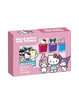 Lorenay SET DI UNGHIE HELLO KITTY E AMICI 3 PEZZI 3 nail polishes unisex