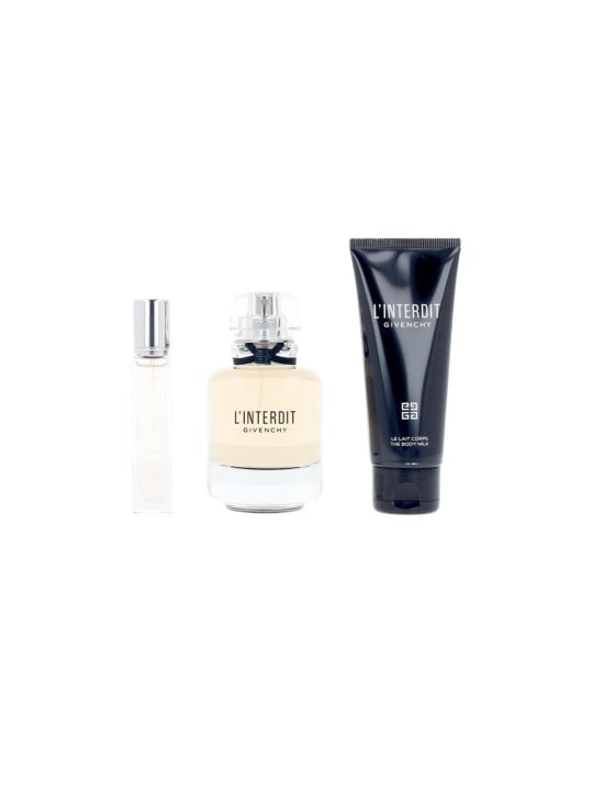 Givenchy Set L'INTERDIT da 3 pezzi Eau de Parfum spray 80 ml + Body Lotion 75 ml + Eaur de Parfum spray 12.5 ml unisex