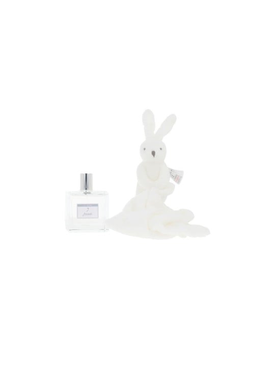 Jacadi SET PER NEONATI 2 pezzi Eau de Cologne alcohol-free spray 100 ml + Jacadi Rabbit Plush 1 u unisex