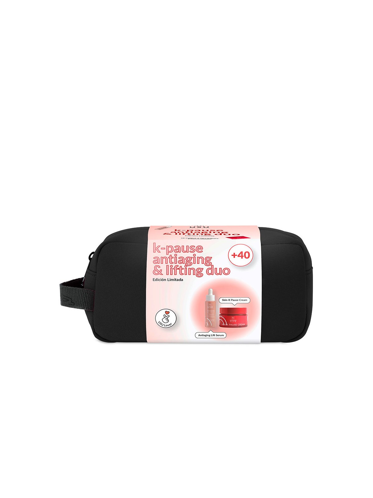 Usu Cosmetics SET SKIN-K PAUSE CREMA + SIERO 3 pezzi Cream 50 ml + Serum 30 ml + Toiletry bag 1 unit unisex