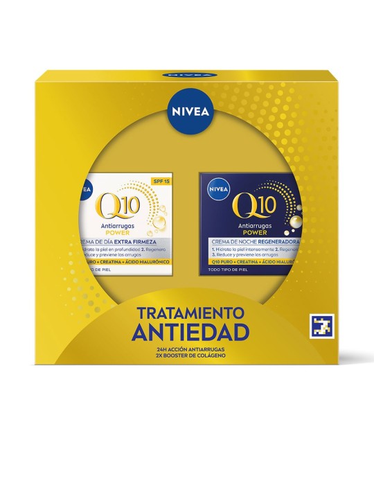 Nivea SET TRATTAMENTO ANTI-ETÀ Q10 2 pezzi day cream + night cream unisex