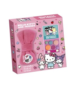 Lorenay SET TRUCCHI HELLO KITTY E AMICI 2 pezzi turban hair + eyeshadow palette unisex
