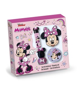 Lorenay SET TRUCCHI MINNIE BEAUTY 4 PEZZI nail polish + lipstick + mirror + nail file unisex