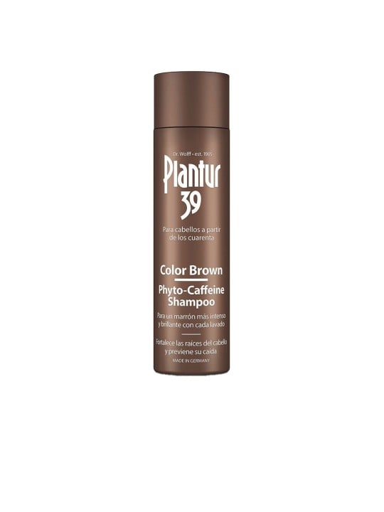 Plantur 39 Shampoo anticaduta PHYTO-CAFFEINE COLOR BROWN per capelli castani 250ml donna