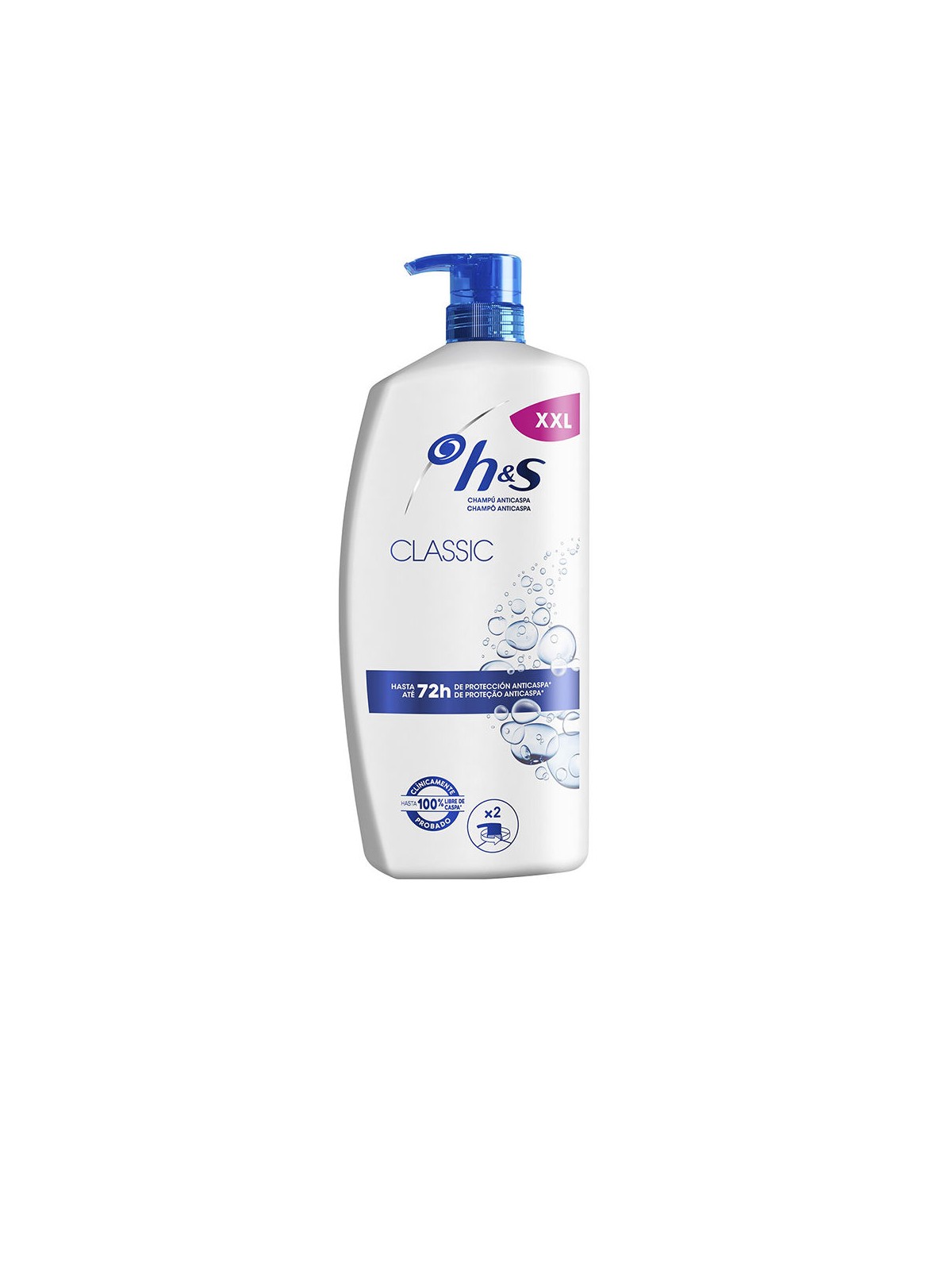 Head & Shoulders Shampoo antiforfora H&S CLASSIC con dosatore a pompa, 1000ml unisex