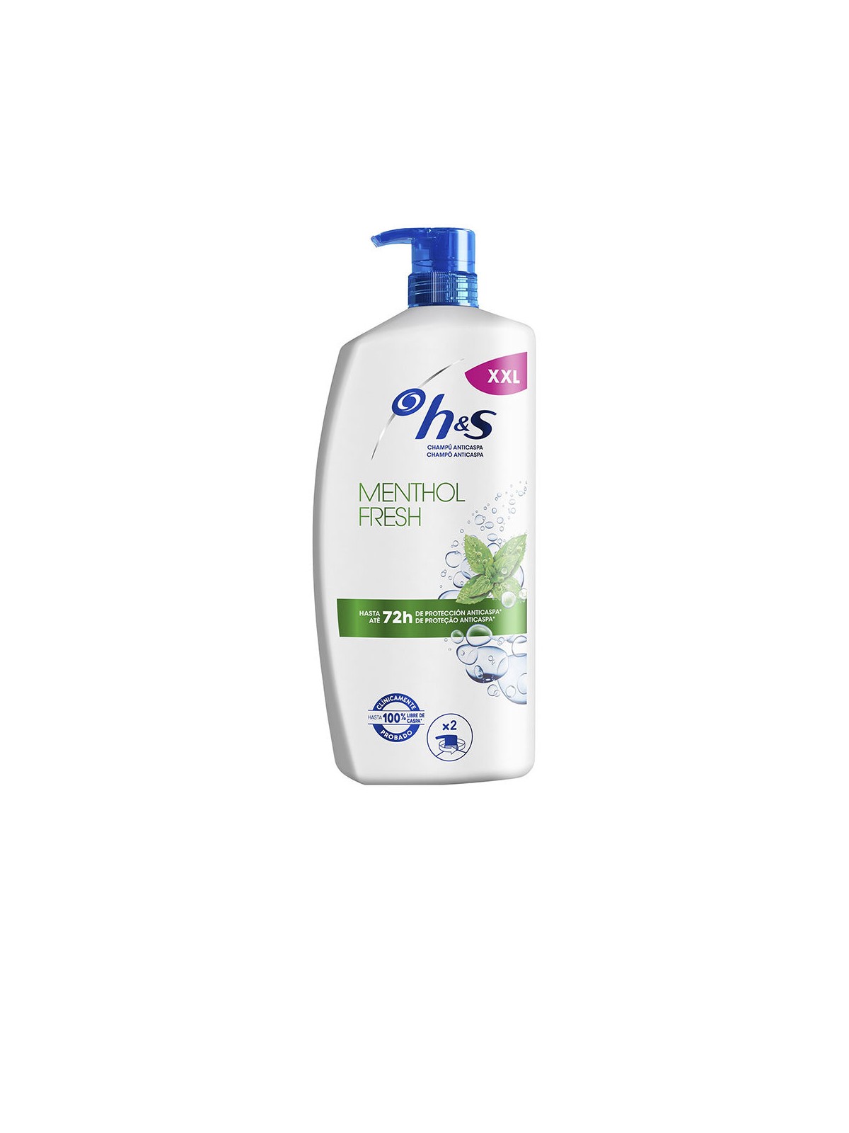 Head & Shoulders Shampoo antiforfora H&S MENTHOL FRESH con dosatore a pompa, 1000ml unisex