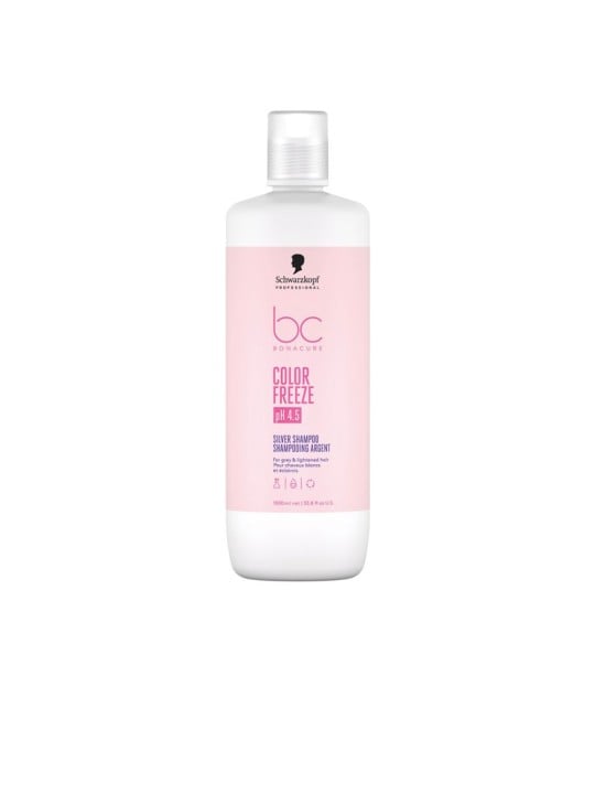 Schwarzkopf Shampoo BC COLOR FREEZE color argento 1000ml unisex