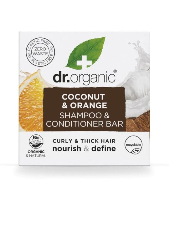 Dr. Organic Shampoo e balsamo COCCO E ARANCIA sodio 75gr donna