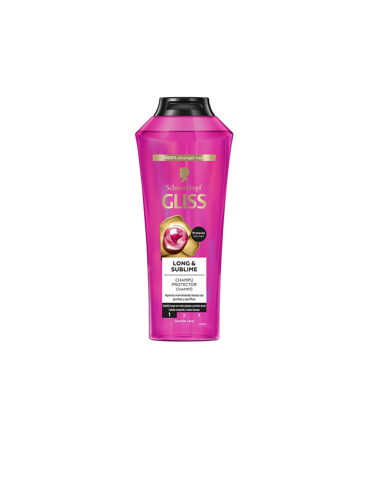 Schwarzkopf Mass Market Shampoo GLISS LONG & SUBLIME 400ml donna