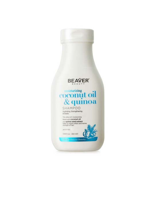 Beaver Shampoo idratante all'olio di cocco e quinoa 350ml unisex