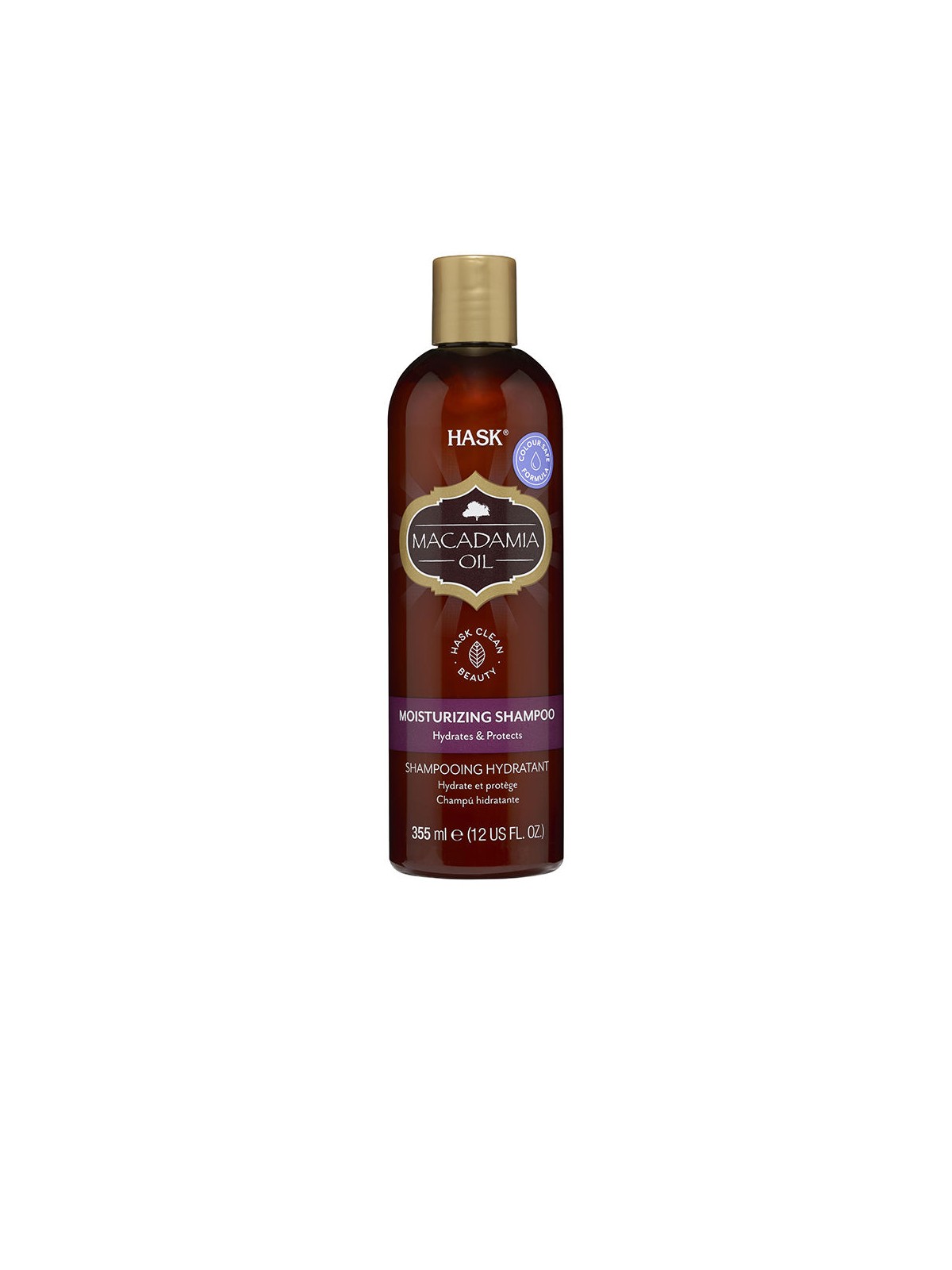 Hask Shampoo idratante all'olio di macadamia 355ml donna