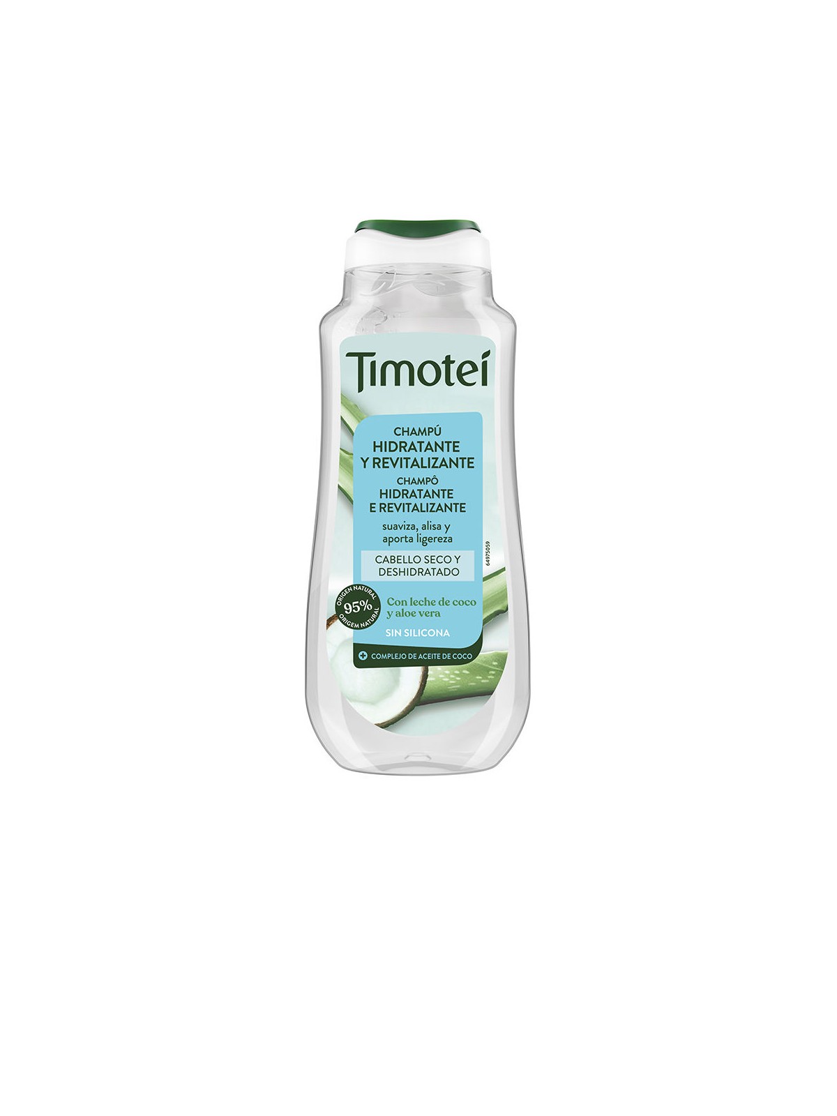 Timotei Shampoo idratante e rivitalizzante TIMOTEI con latte di cocco e aloe vera 300ml unisex