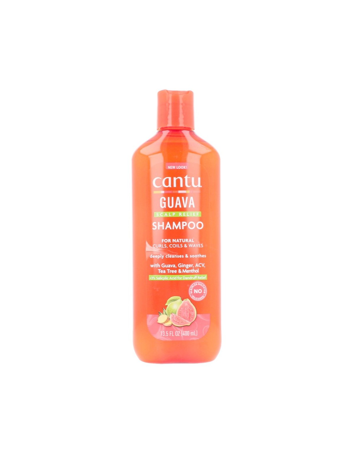 Cantu Shampoo lenitivo per il cuoio capelluto al GUAVA e ZENZERO 400ml donna