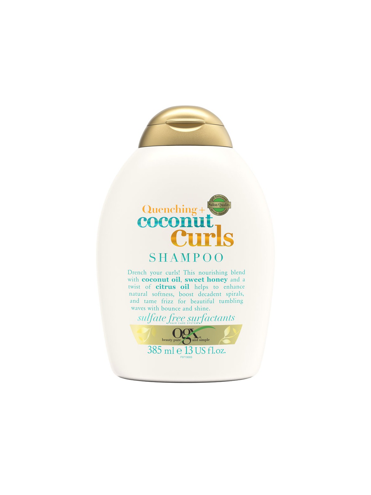Ogx Shampoo per capelli ricci al cocco 385ml unisex