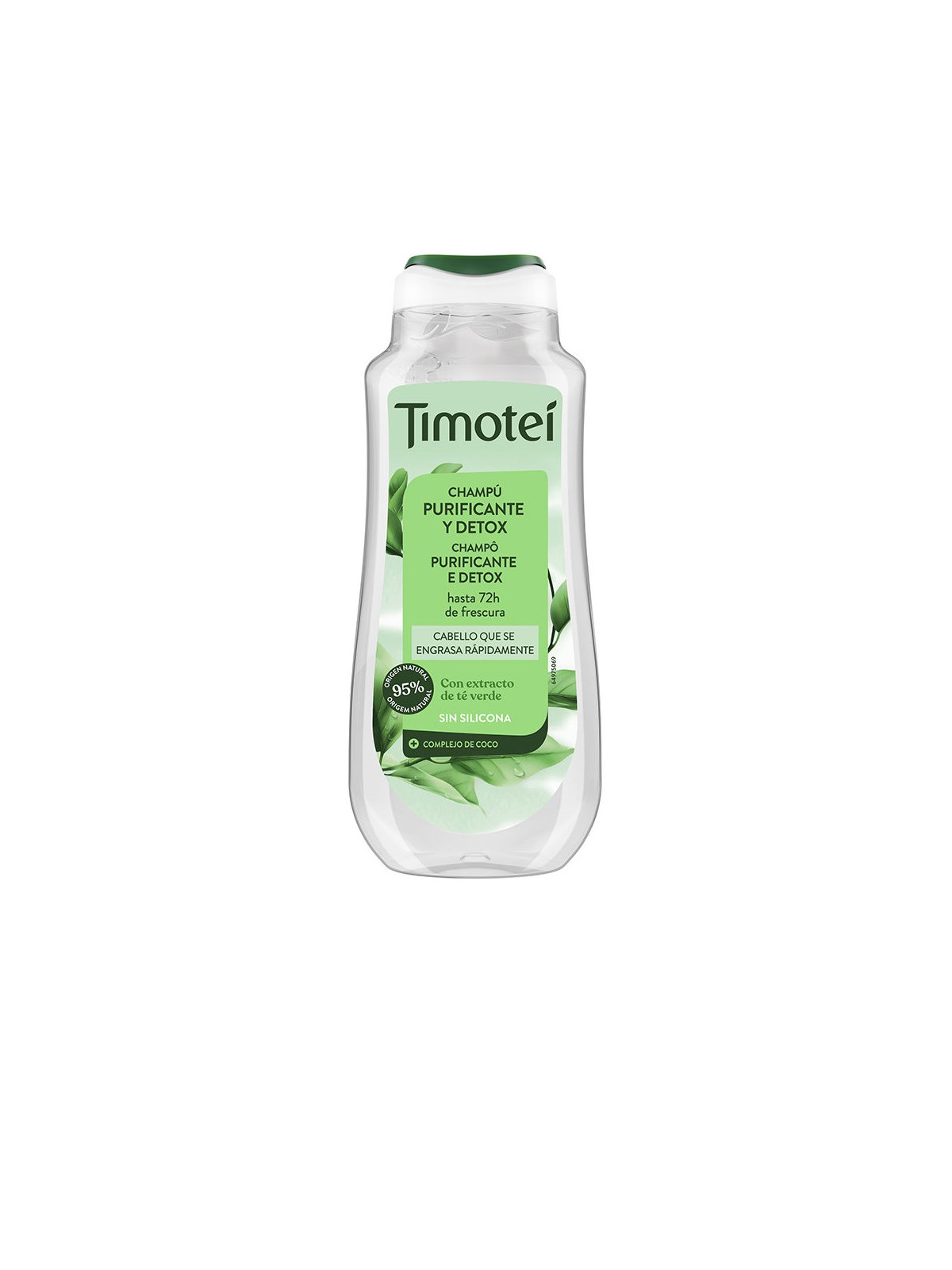 Timotei Shampoo purificante e detox TIMOTEI con estratto di tè verde per capelligrassi 300ml unisex