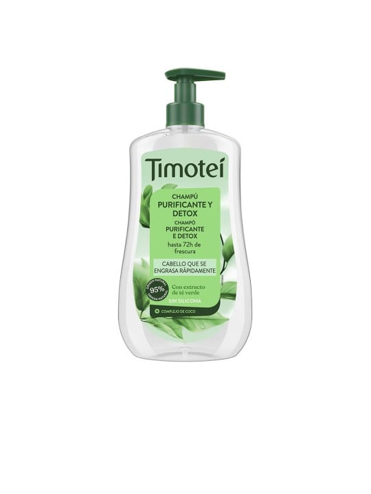 Timotei Shampoo purificante e detox TIMOTEI con estratto di tè verde per capelligrassi 600ml unisex