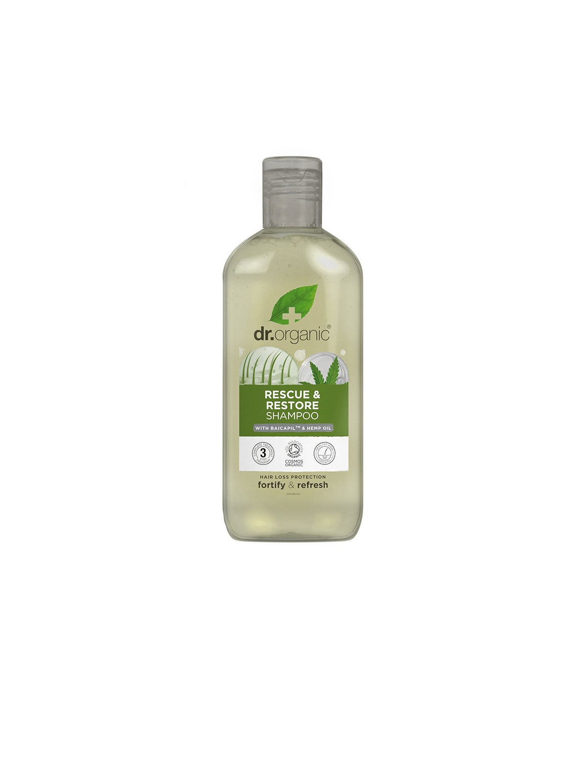 Dr. Organic Shampoo RESCUE & RESTORE per capelli fini 265ml unisex