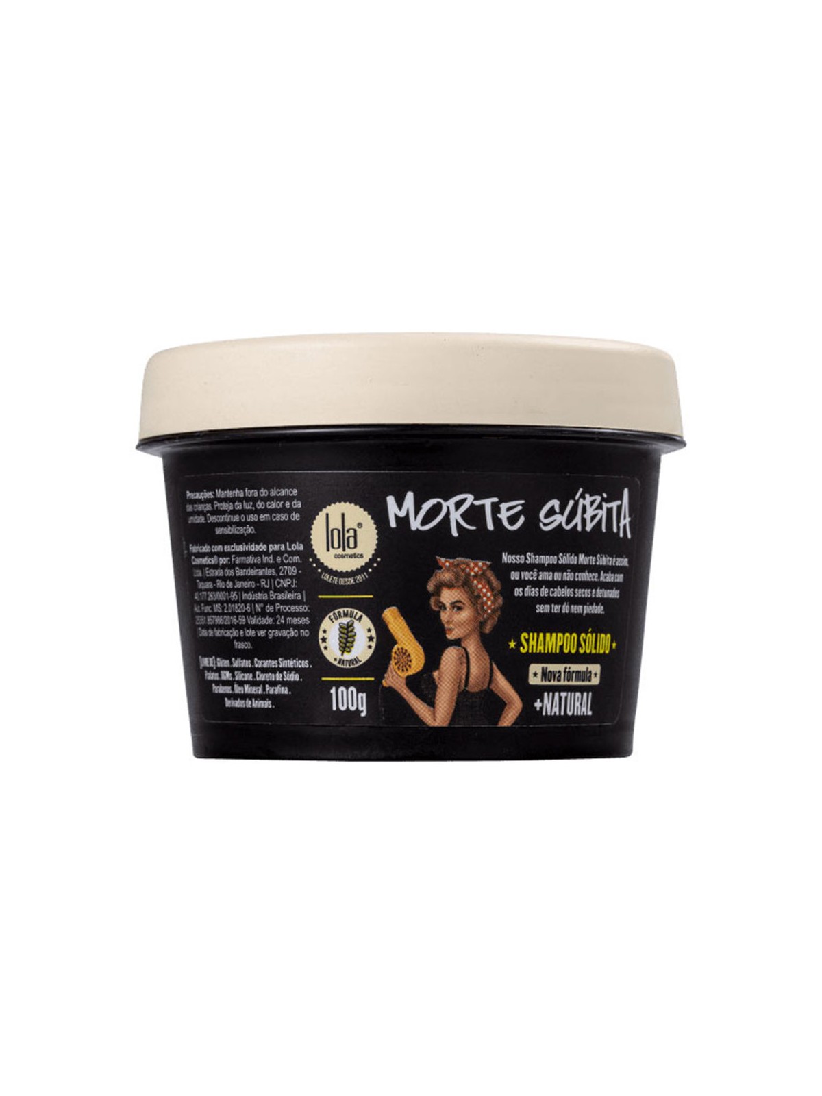 Lola Cosmetics Shampoo solido SUDDEN MORTE 100gr donna