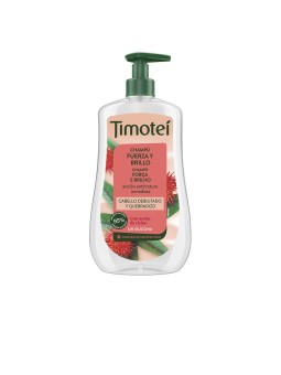 Timotei Shampoo TIMOTEI Strength & Shine con olio di ricino e olio di cocco per capelli deboli e fragili 600ml unisex