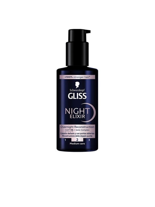 Schwarzkopf Mass Market Siero GLISS NIGHT ELIXIR per doppie punte 100ml unisex