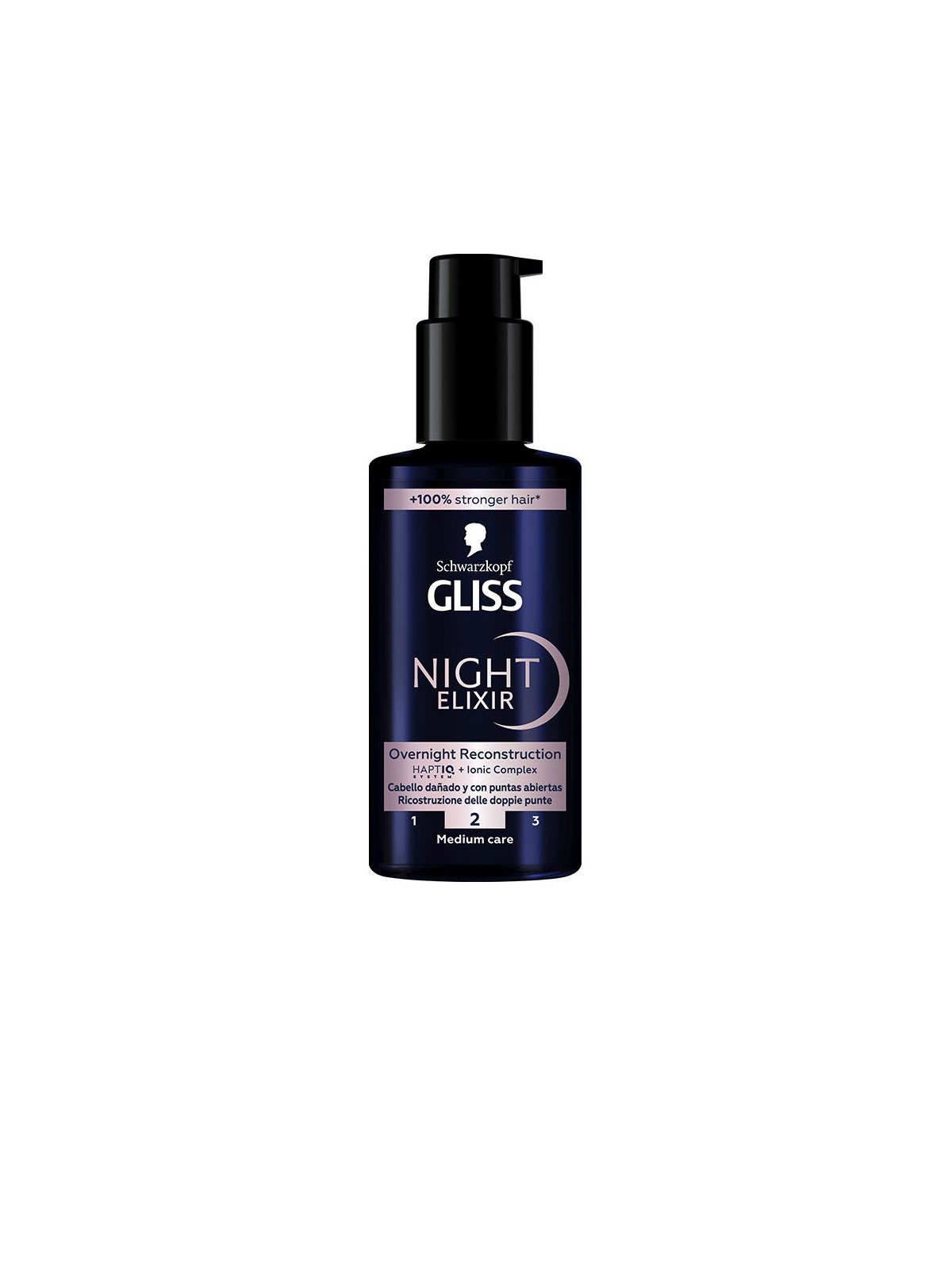 Schwarzkopf Mass Market Siero GLISS NIGHT ELIXIR per doppie punte 100ml unisex