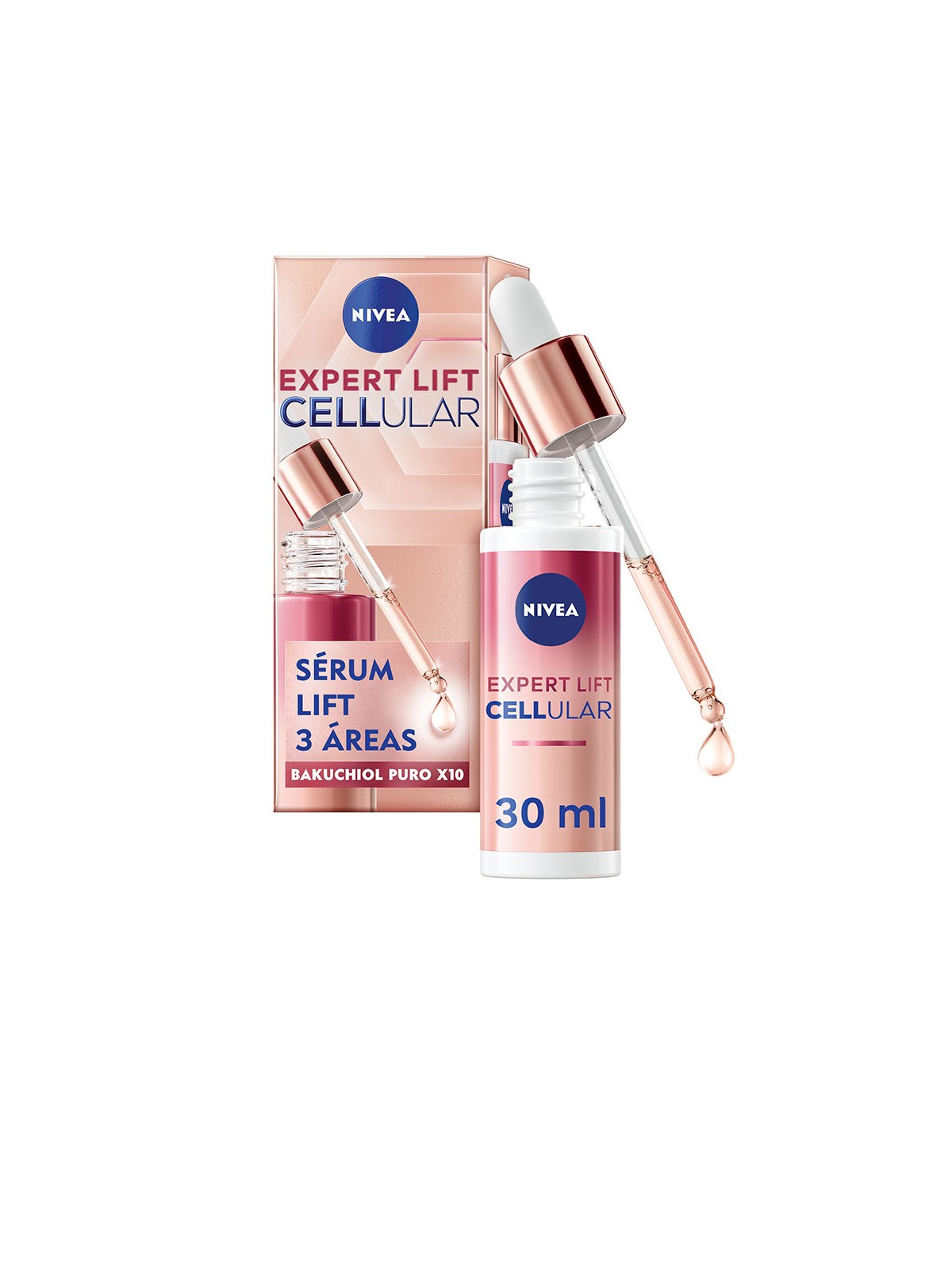 Nivea Siero lifting cellulare EXPERT LIFT per 3 zone, 30ml donna