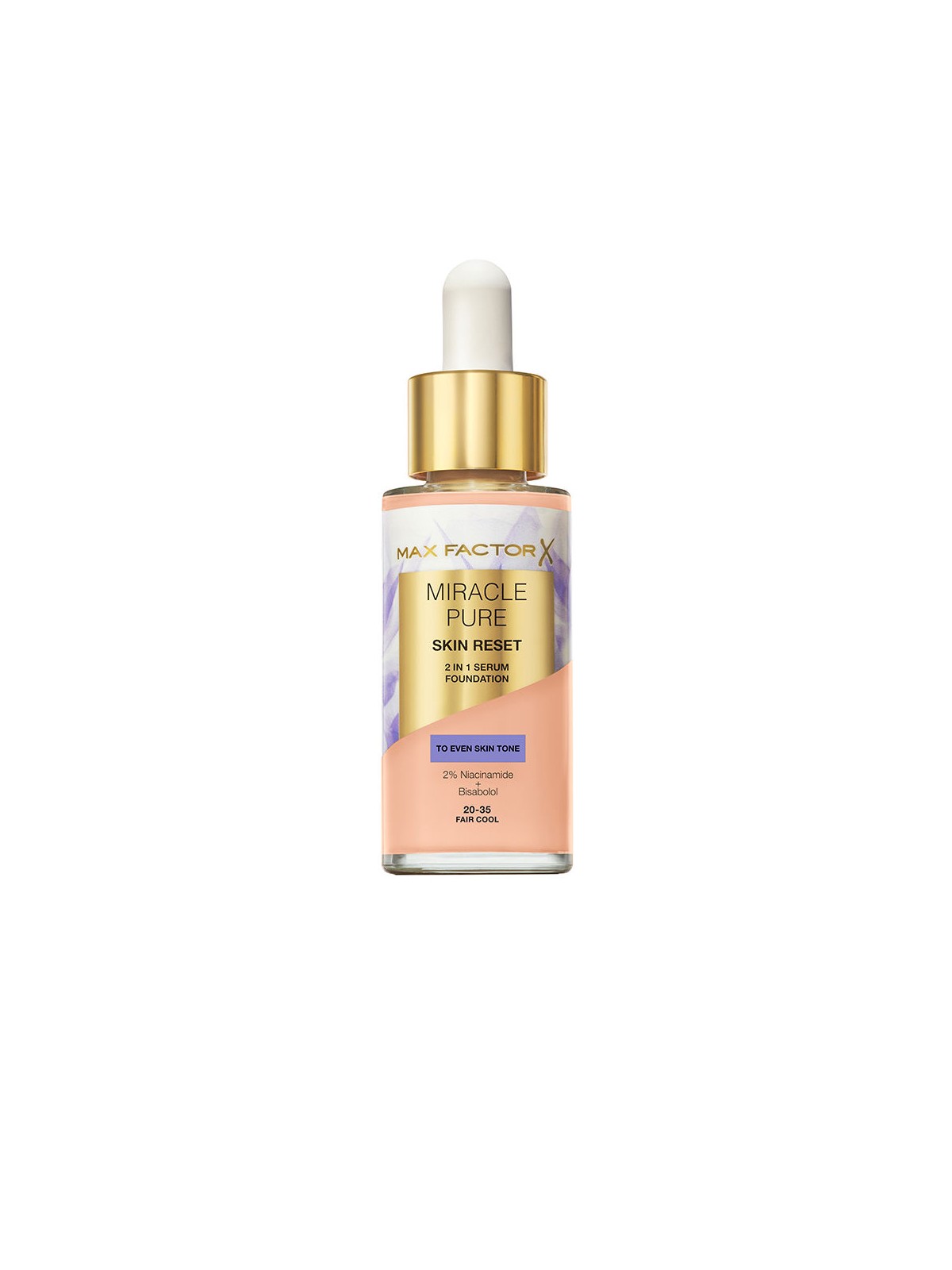 Max Factor Siero rigenerante 2 in 1 MIRACLE PURE n.Fair Cool 30ml unisex