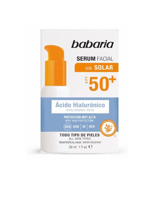 Babaria Siero viso SOLAR HIALURONIC ACID SPF50+ 30ml unisex