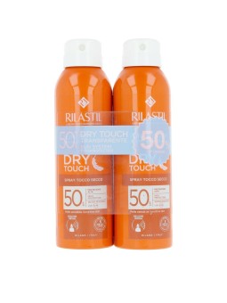 Rilastil Sistema solare SPF50+ spray trasparente ad asciugatura rapida, confezione da 2 x 200ml unisex