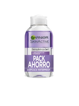 Garnier SKINACTIVE Struccante occhi 2 in 1, confezione da 2 x 125ml unisex